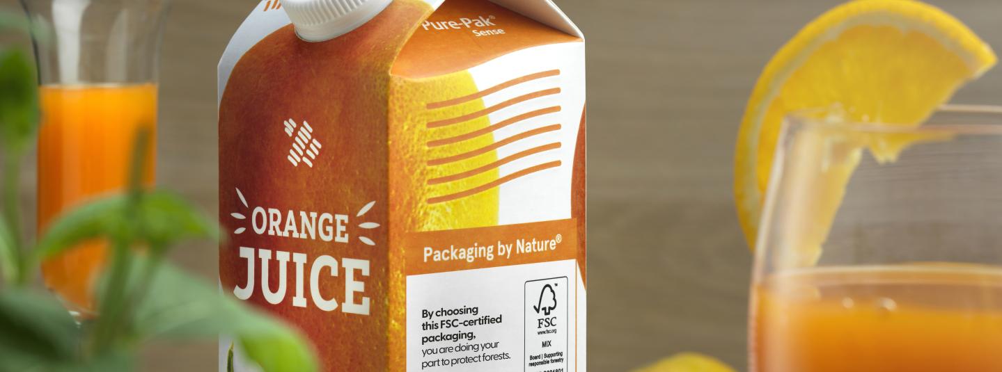 © FSC / Orange juice carton (Elopak)